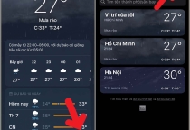 Cách nhận thông báo khi trời sắp mưa trên iPhone. Cách bật chỉ trong 1 phút
